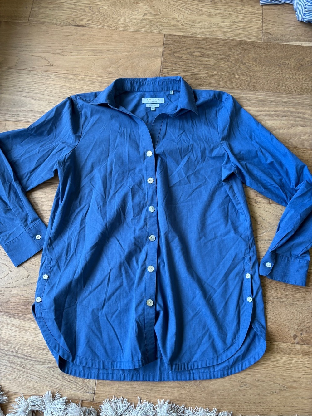 Foxcroft for appleseeds wrinkle free button down womens 14